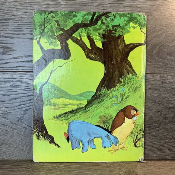 Golden Book Walt Disney Winnie-the-Pooh A Tight Squeeze 1971 A.A. Milne Vintage - Picture 2 of 9